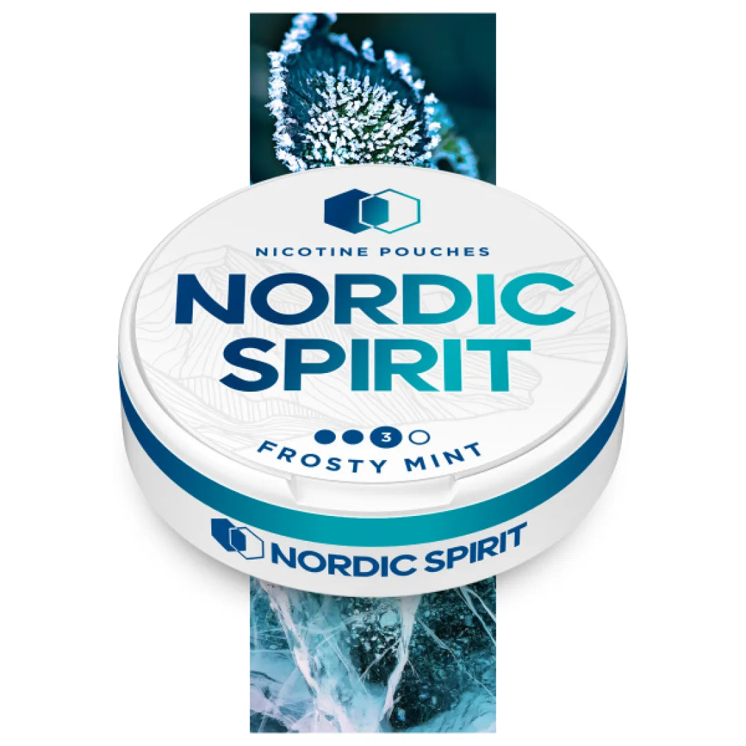 Frosty Mint Nicotine Pouches by Nordic Spirit