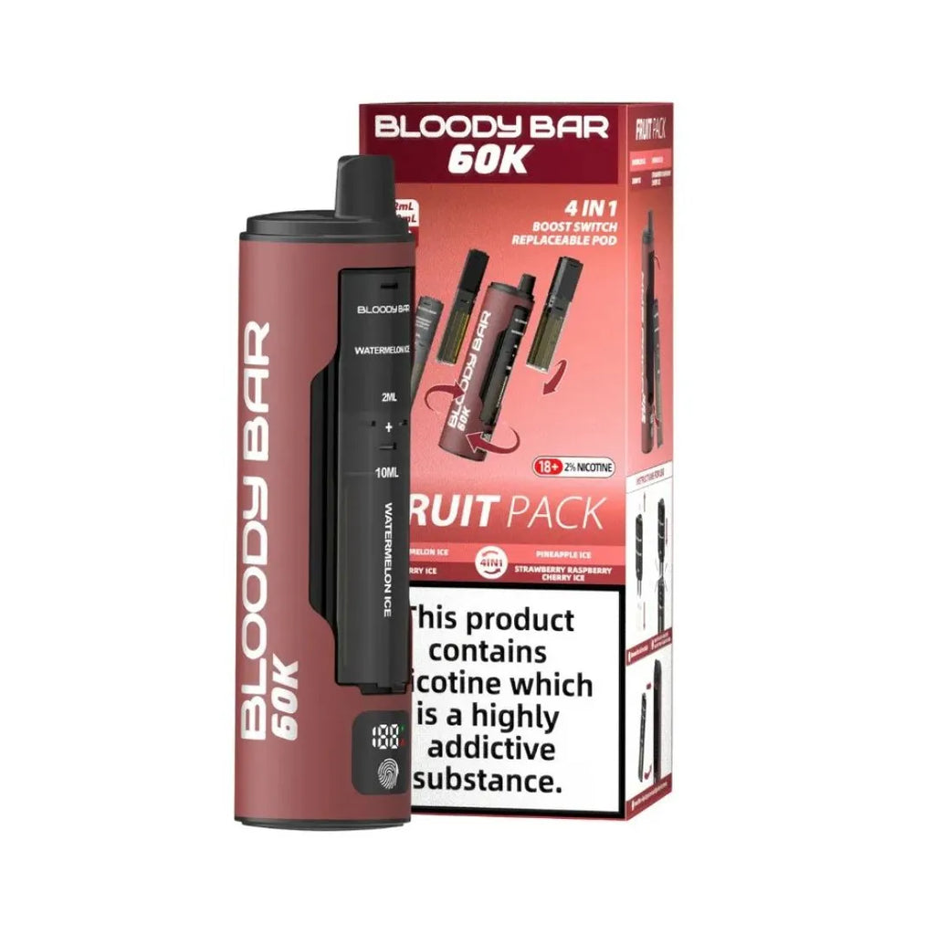 Bloody Bar 60K Puffs 4 in 1 Prefilled Pod Kit