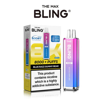 The Crystal Bling Max 8000 Puffs Prefilled Pod Kit