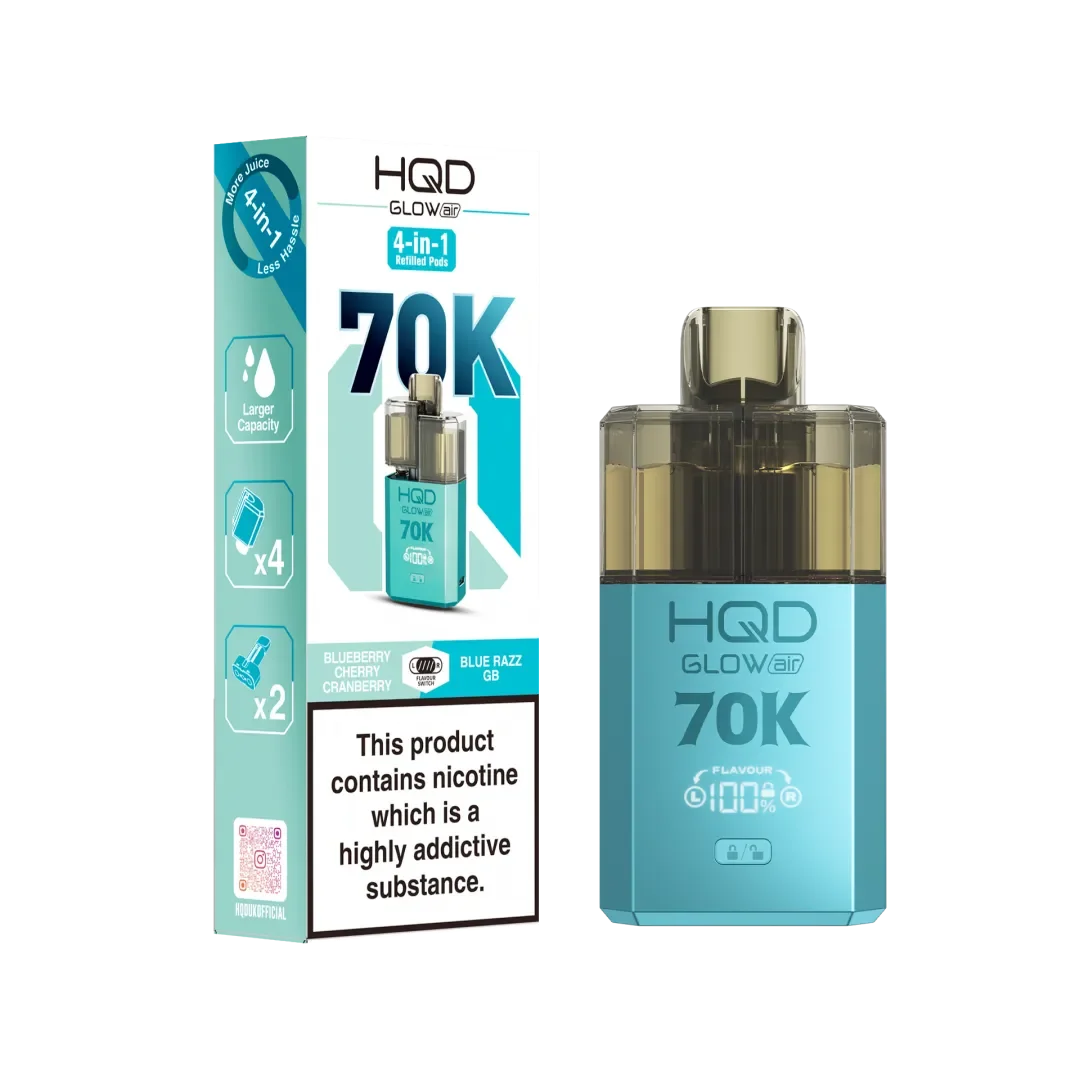 HQD Glow Air 70K Pod Vape Kit