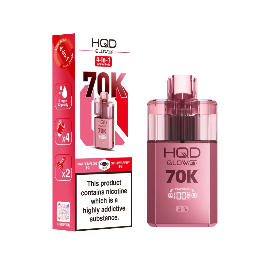 HQD Glow Air 70K Pod Vape Kit