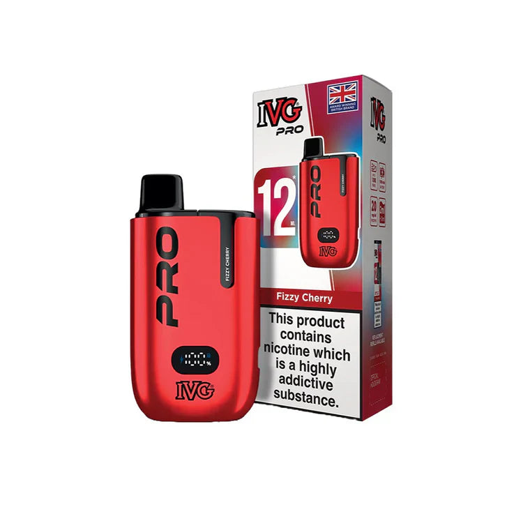 IVG Pro 12 Prefilled Pod Vape Kit TPD Compliant - Box of 5