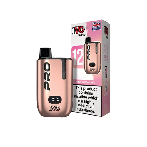 IVG Pro 12 Prefilled Pod Vape Kit TPD Compliant - Box of 5