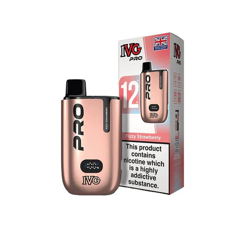 IVG Pro 12 Prefilled Pod Vape Kit TPD Compliant - Box of 5