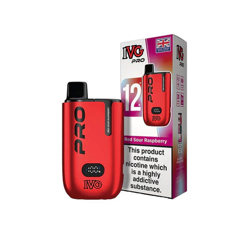 IVG Pro 12 Prefilled Pod Vape Kit TPD Compliant - Box of 5