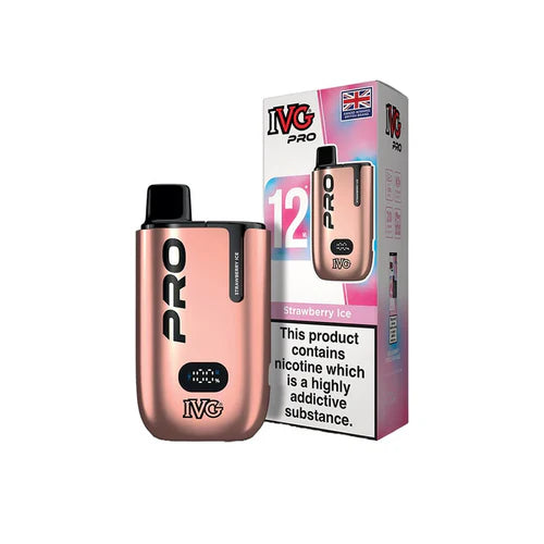 IVG Pro 12 Prefilled Pod Vape Kit TPD Compliant - Box of 5