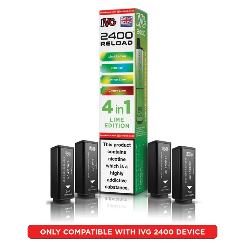 IVG 2400 Reload 4 in 1 Prefilled Refill Pods