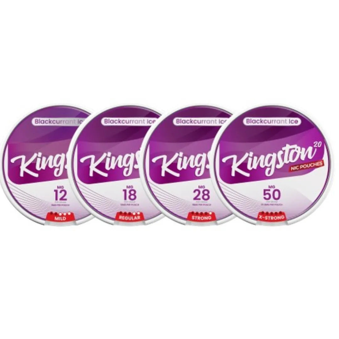 Kingston Blackcurrant Ice Nicotine Pouches