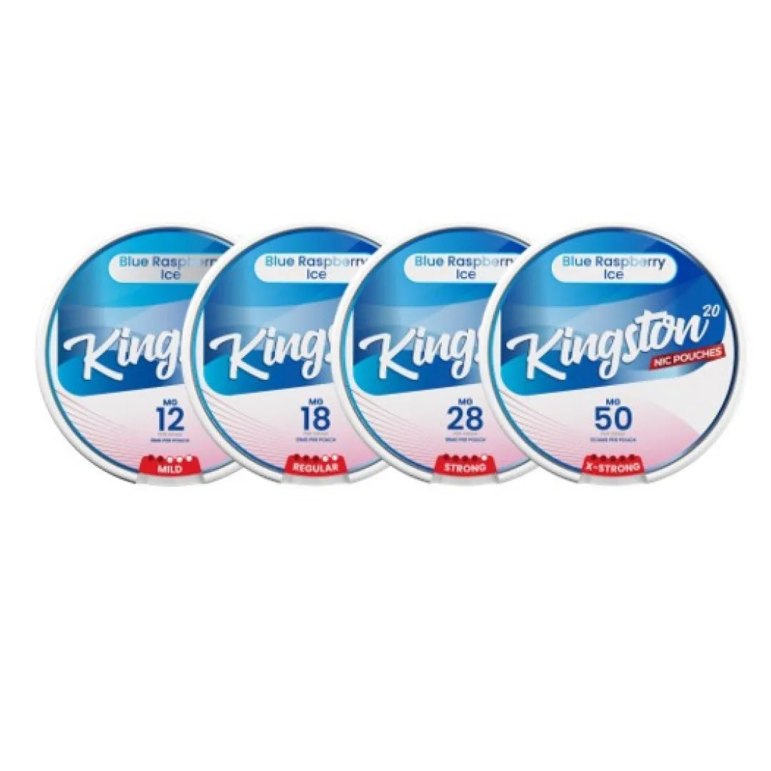 Kingston Blue Raspberry Ice Nicotine Pouches