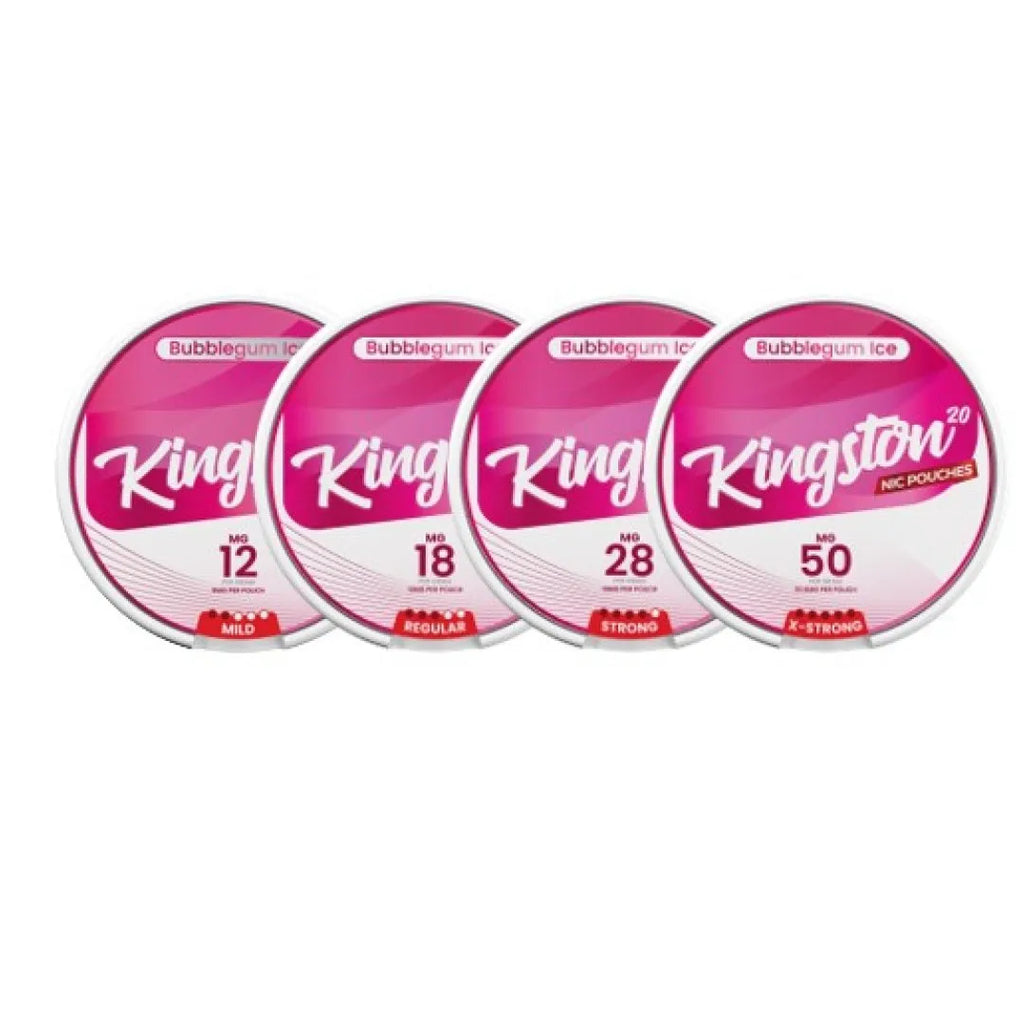 Kingston Bubblegum Ice Nicotine Pouches