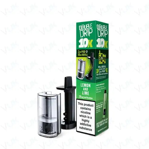 Double Drip 10K Prefilled Pod + Refill Container