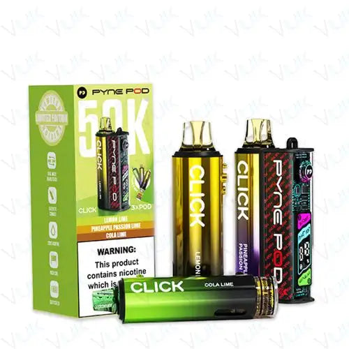 Pyne Pod Click 50K Prefilled Pod Kit Bundle