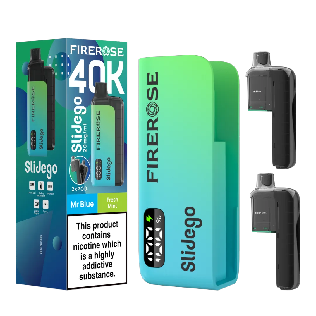 Firerose Slidego 40K Puffs Prefilled Pod Kit