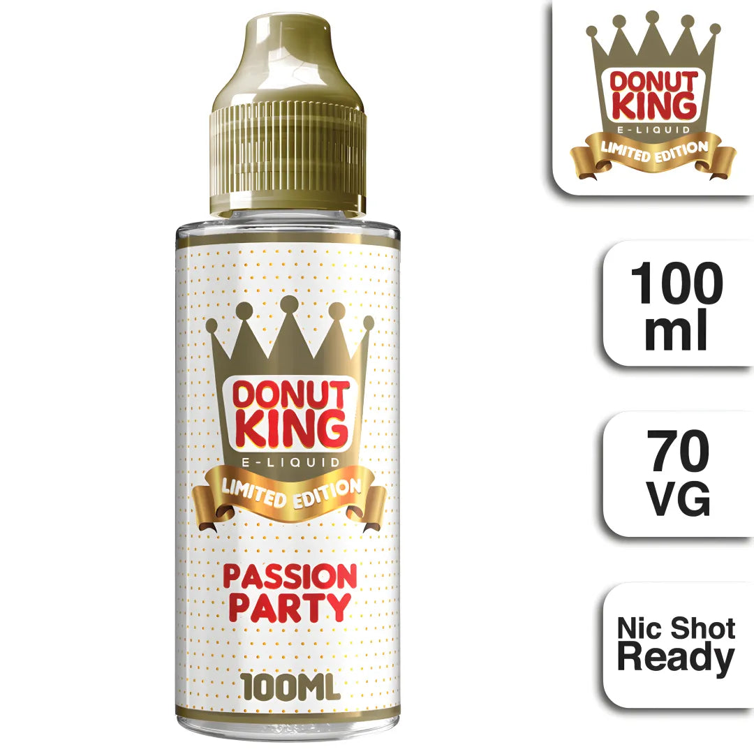 Passion Party 100ML Shortfill E-Liquid by Donut King