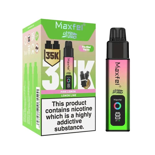 Maxfel Ultra Pro 35k Prefilled Vape Kit - Box of 5