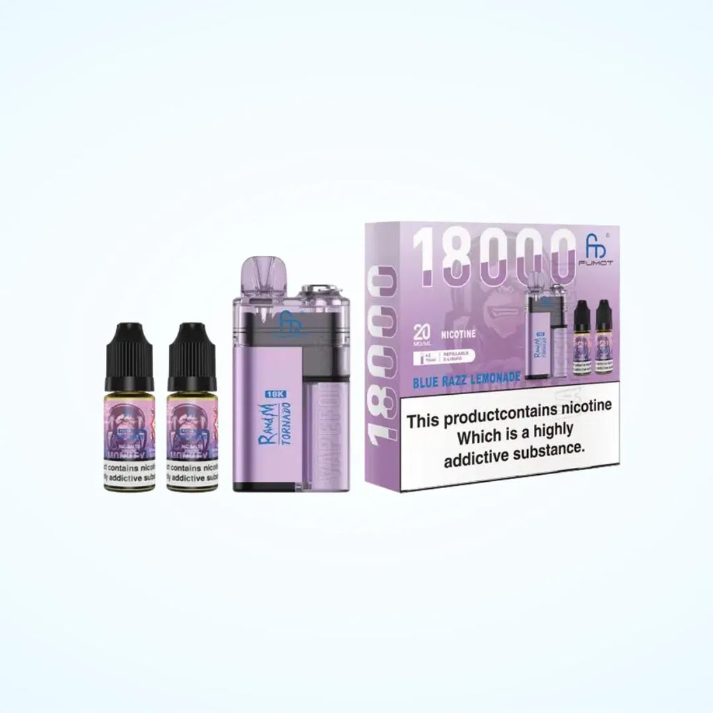 RandM Fumot Tornado 18000 Puffs Vape Kit-Box of 5