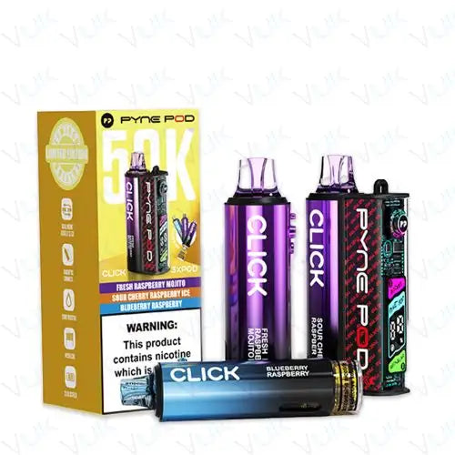 Pyne Pod Click 50K Prefilled Pod Kit Bundle
