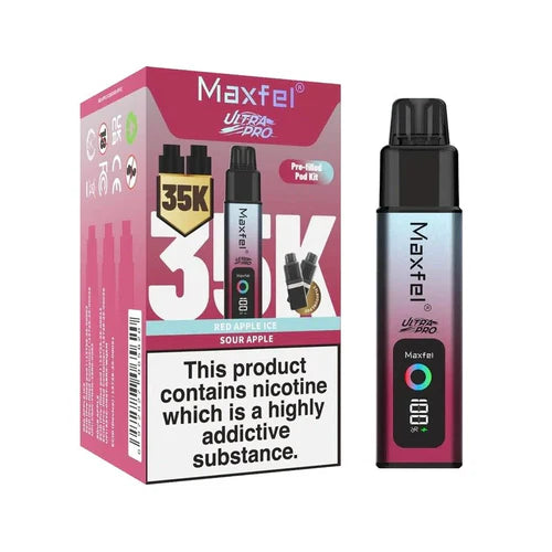Maxfel Ultra Pro 35k Prefilled Vape Kit - Box of 5