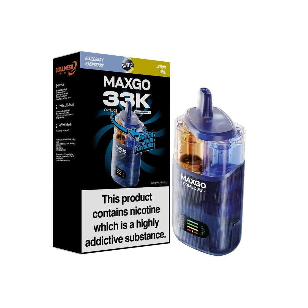 RELX MAXGO Combo 33000 Prefilled Vape Kit TPD Compliant