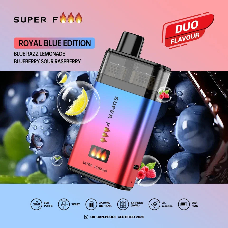 Superfire Ultra Fusion 60K Prefilled Pod Kit