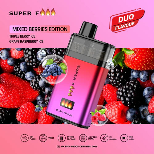 Superfire Ultra Fusion 60K Prefilled Pod Kit