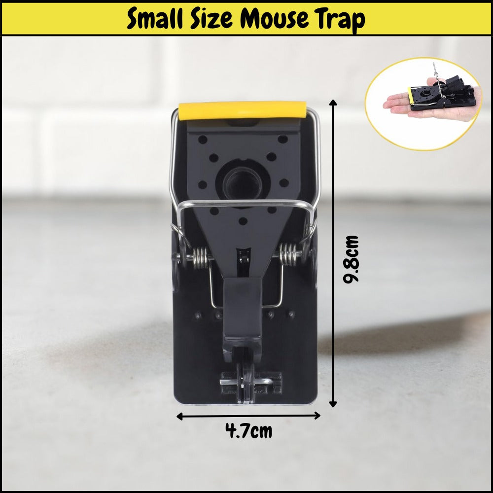 Mouse Trap, 6 Pack Heavy Duty Reusable Snap Traps that Kill Instantly, Mice Kill Mouse Control, Safe and Effective Rodent Trap for Indoors and Outdoors, Easy Set-up & Clean