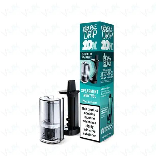 Double Drip 10K Prefilled Pod + Refill Container