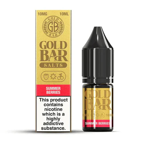 Gold Bar Nic Salts 10ml E-Liquids (Box Of 10)