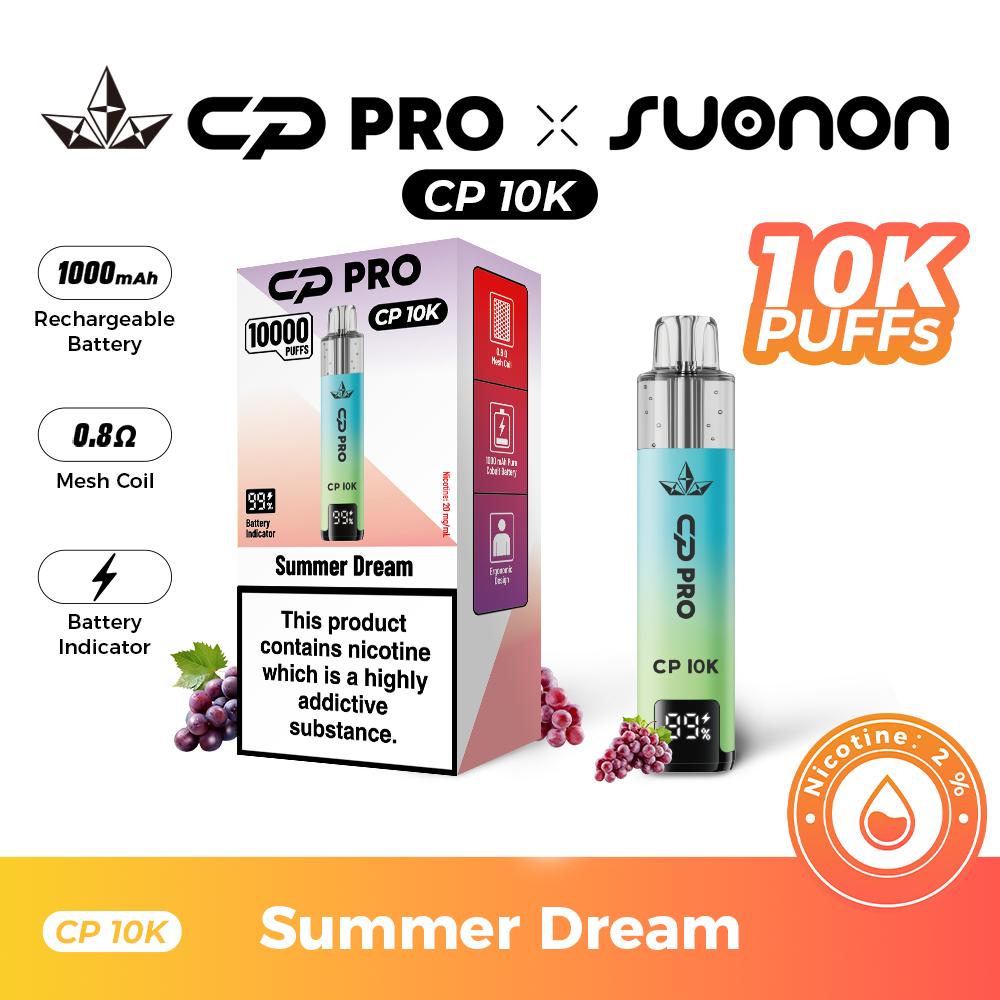 Crystal Pro CP 10K Puffs Prefilled Pod Kit - Box of 5