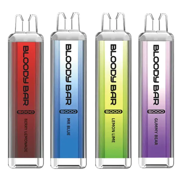 Bloody Bar Crystal 10k Puffs Disposable Vape Pack of 5