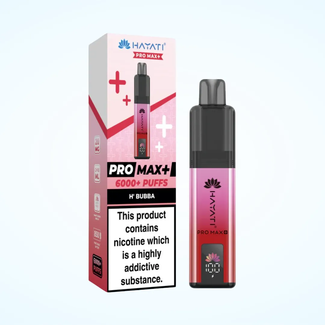 Hayati Crystal Pro Max+ 6000 Puffs Vape Kit