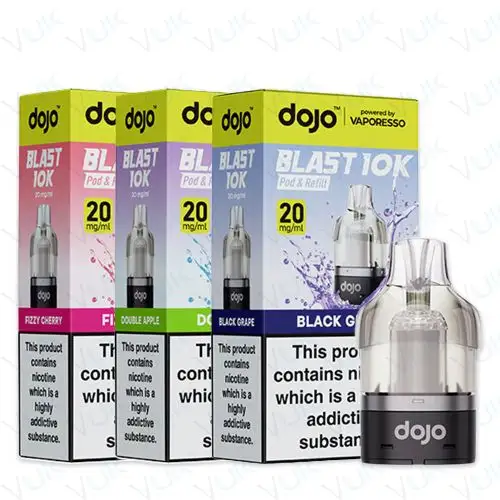 Vaporesso Dojo Blast 10K Prefilled Pod + Refill Container