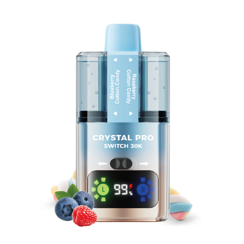 Crystal Pro Switch 30k Disposable Vape TPD Compliant - Box of 5