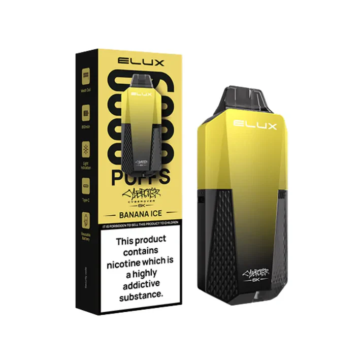 Elux Cyberover 6K Disposable Vape Kit - Box of 10