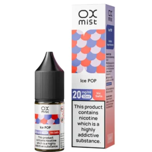 ICE POP 10ML NIC SALT OX MIST-Box of 10