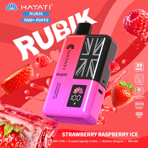 Hayati Rubik 7000+ Puffs Prefilled Kit - Box of 5 - Image 3